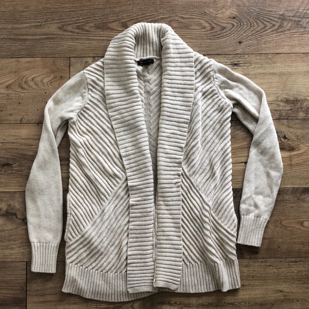 Shawl neck cardigan